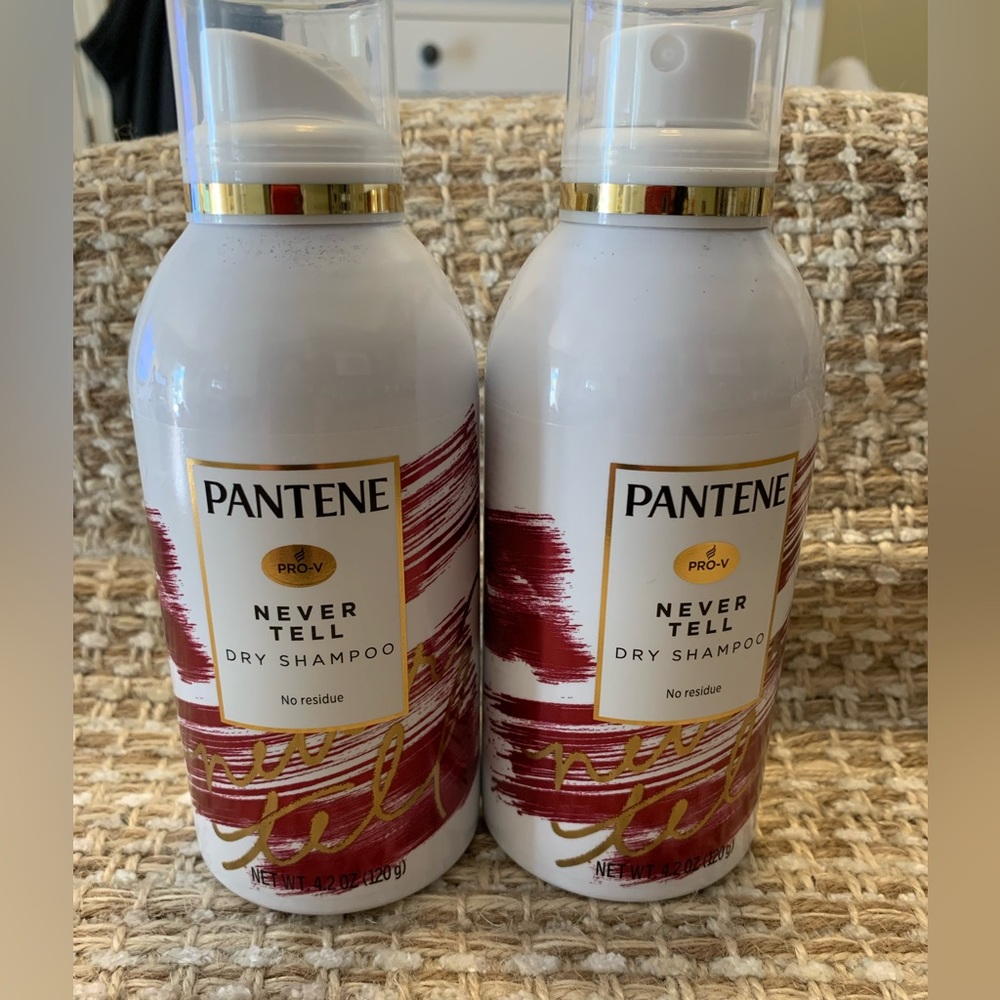 NWOT- Pantene Pro-V Never Tell Dry Shampoo 4.2 oz/120g. Set of Two (2).